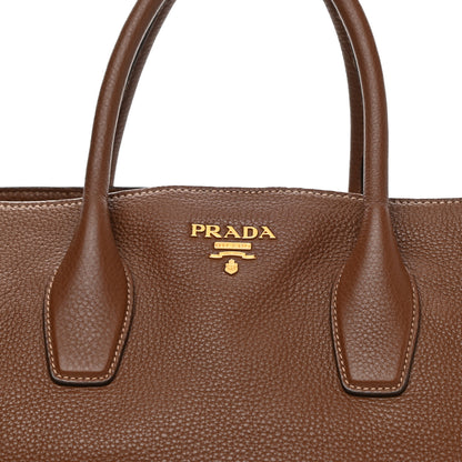 Prada Vitello Daino Tote Palissandro 7 of 12