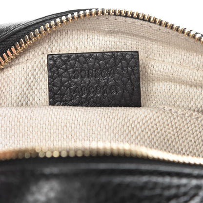 Gucci Pebbled Calfskin Small Soho Disco Bag Black 7 of 8