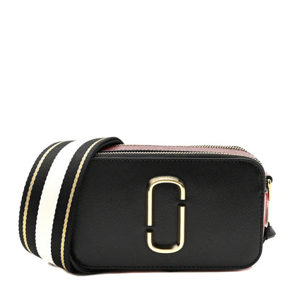 Marc Jacobs Saffiano Snapshot Camera Bag Black Multi 1 of 10