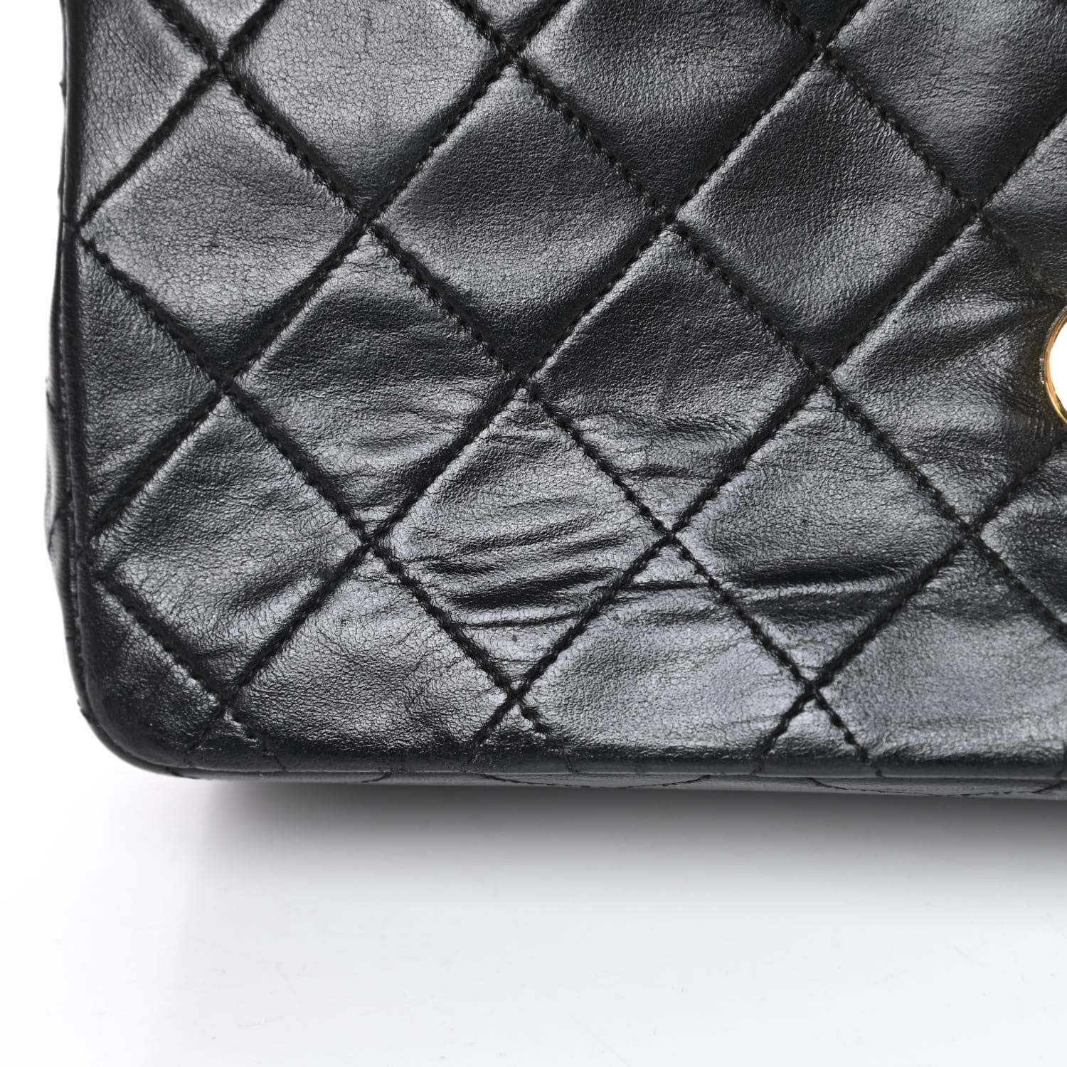 Chanel Lambskin Quilted Small Double Flap Black 16 of 21