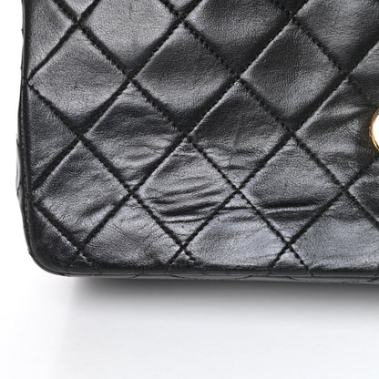 Chanel Lambskin Quilted Small Double Flap Black 16 of 21