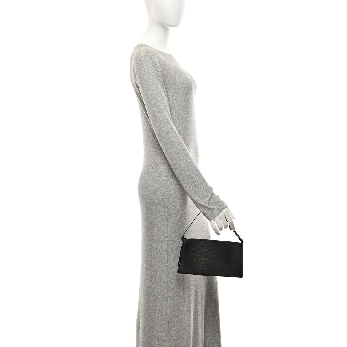 Louis Vuitton Epi Pochette Accessories 24 Black 2 of 10