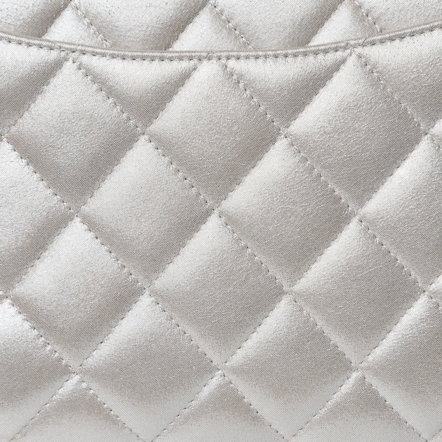 Chanel Metallic Lambskin Quilted Clutch With Chain Flap Gold 11 of 12