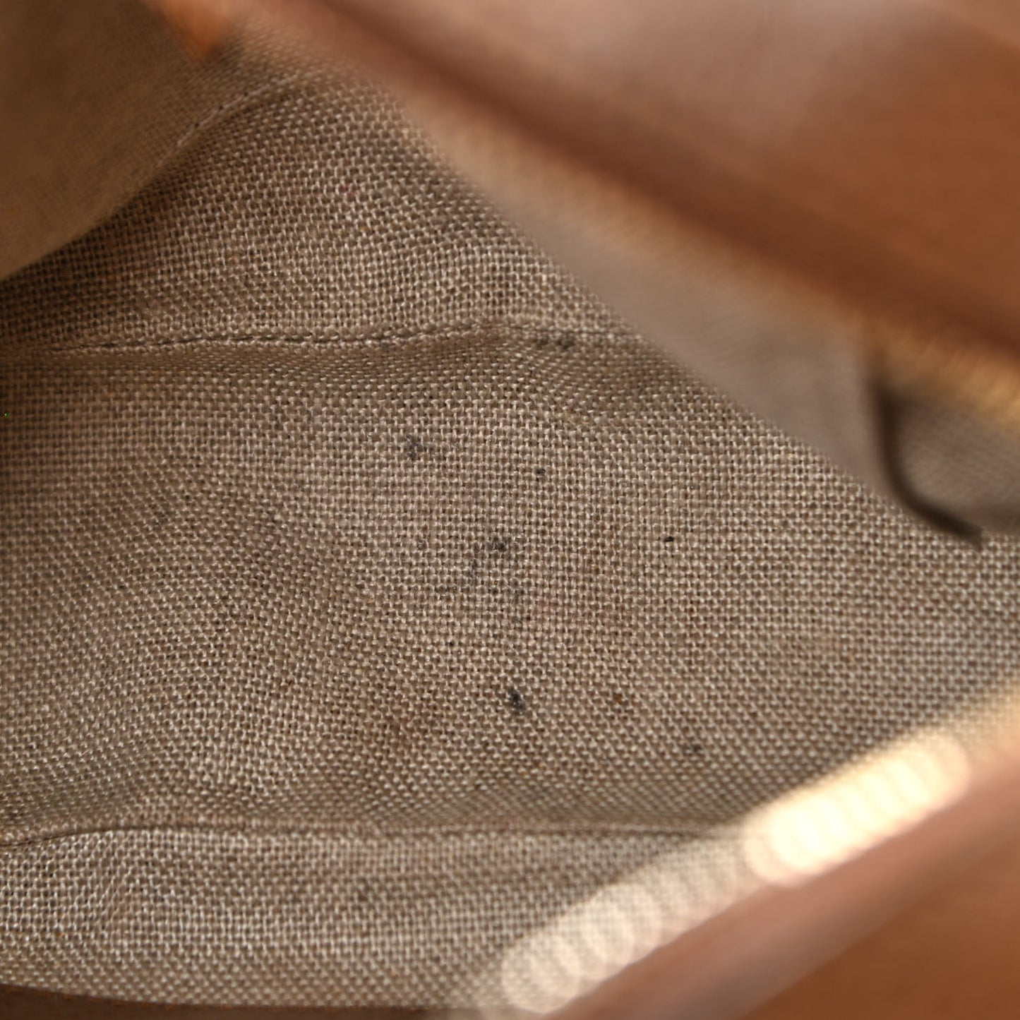 Monogram Mini Bree Messenger Bag Beige Tabacco