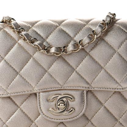 Chanel Metallic Lambskin Quilted Mini Square Flap Gold 10 of 10