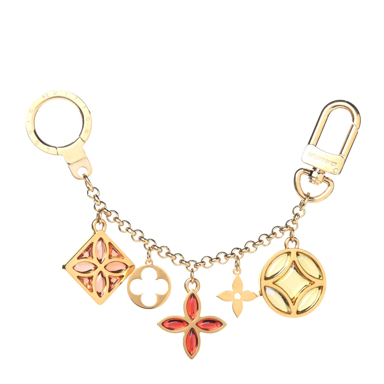 Louis Vuitton Ice Flower Key Chain Bag Charm 1 of 5