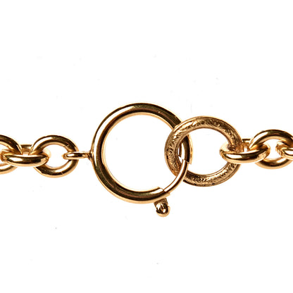 Chanel Quilted CC Long Chain Necklace Gold 5 of 6
