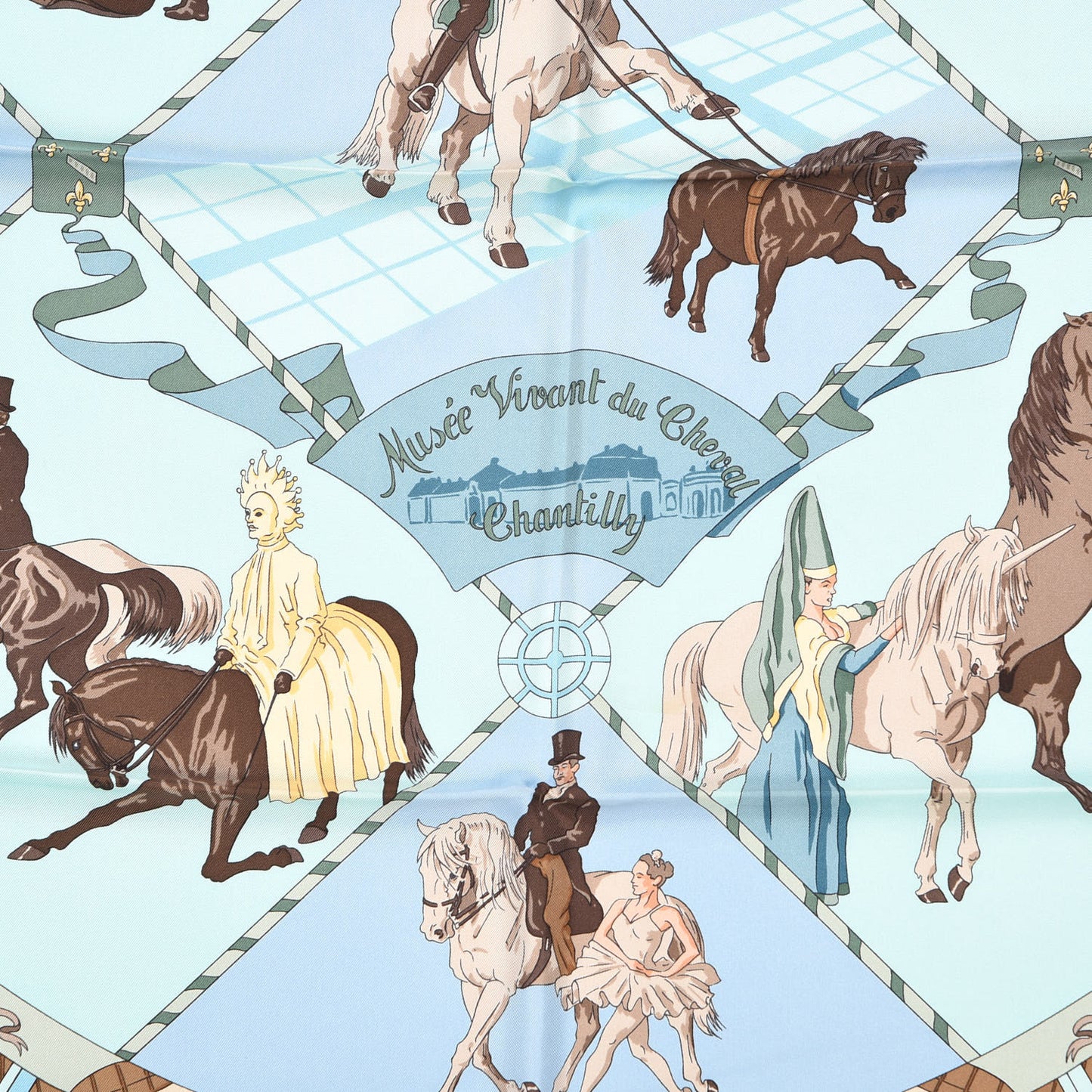 Silk Musee Vivant du Cheval Chantilly 90 Scarf
