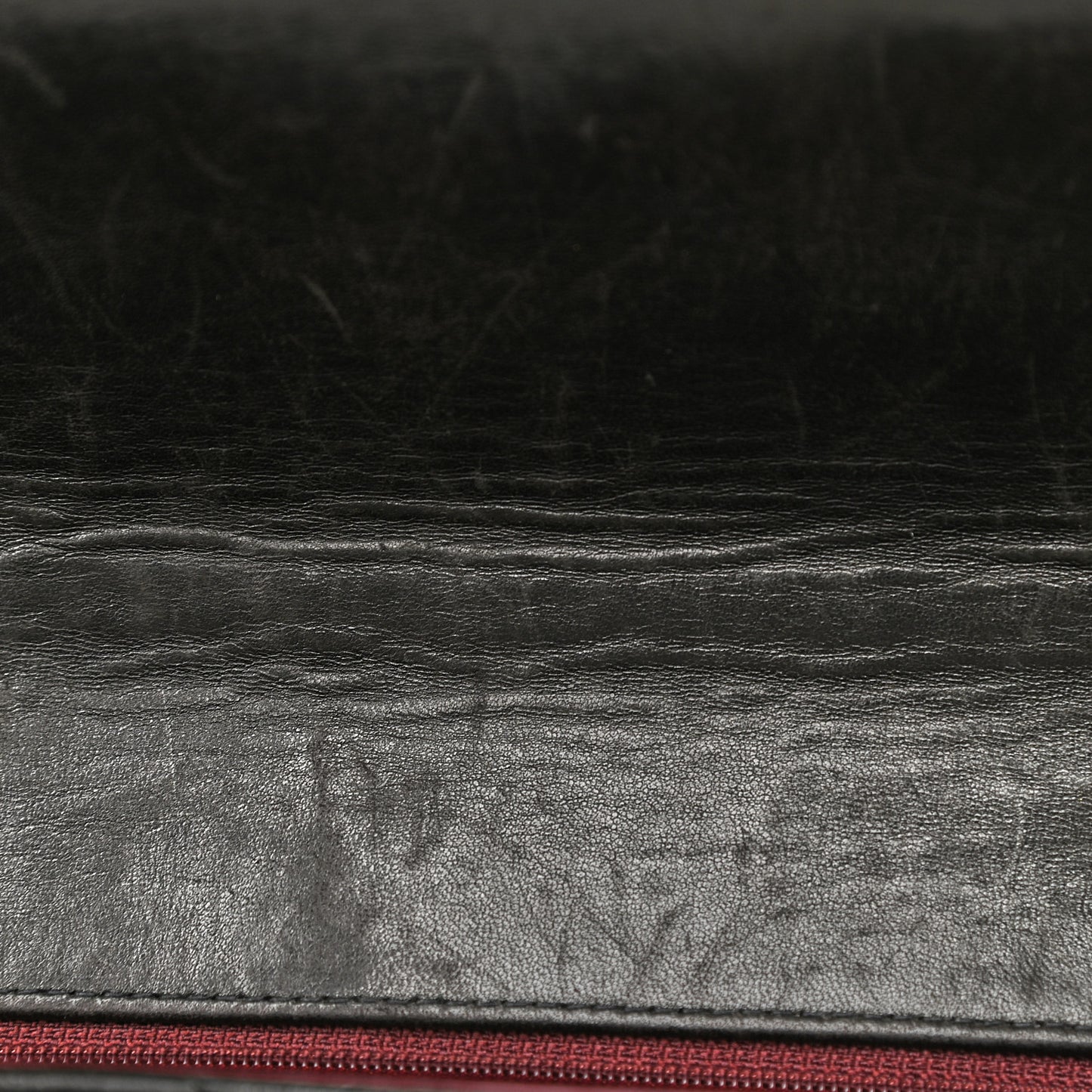 Lambskin Quilted Jumbo Single Flap Black