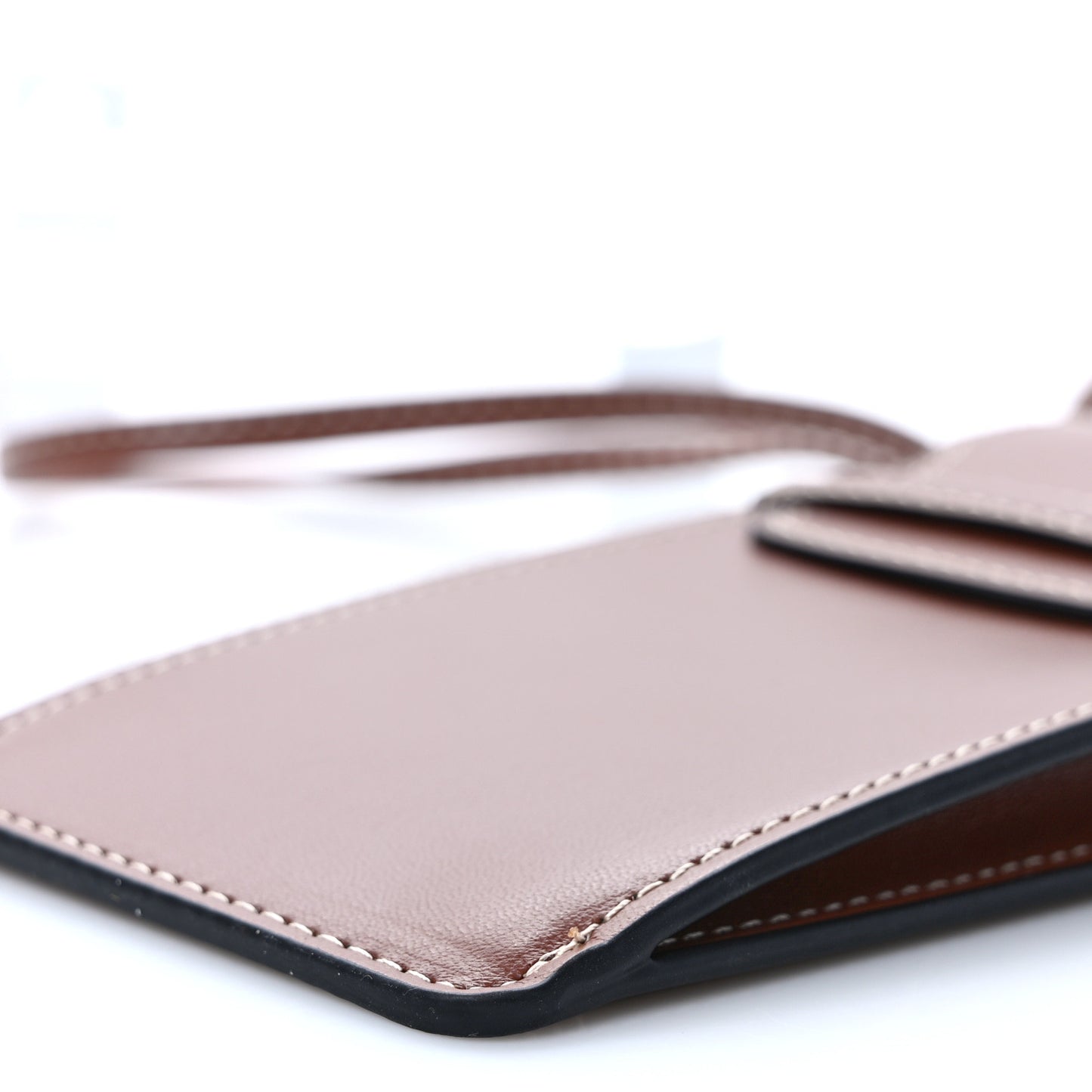 Smooth Calfskin Sunglasses Pouch Tan