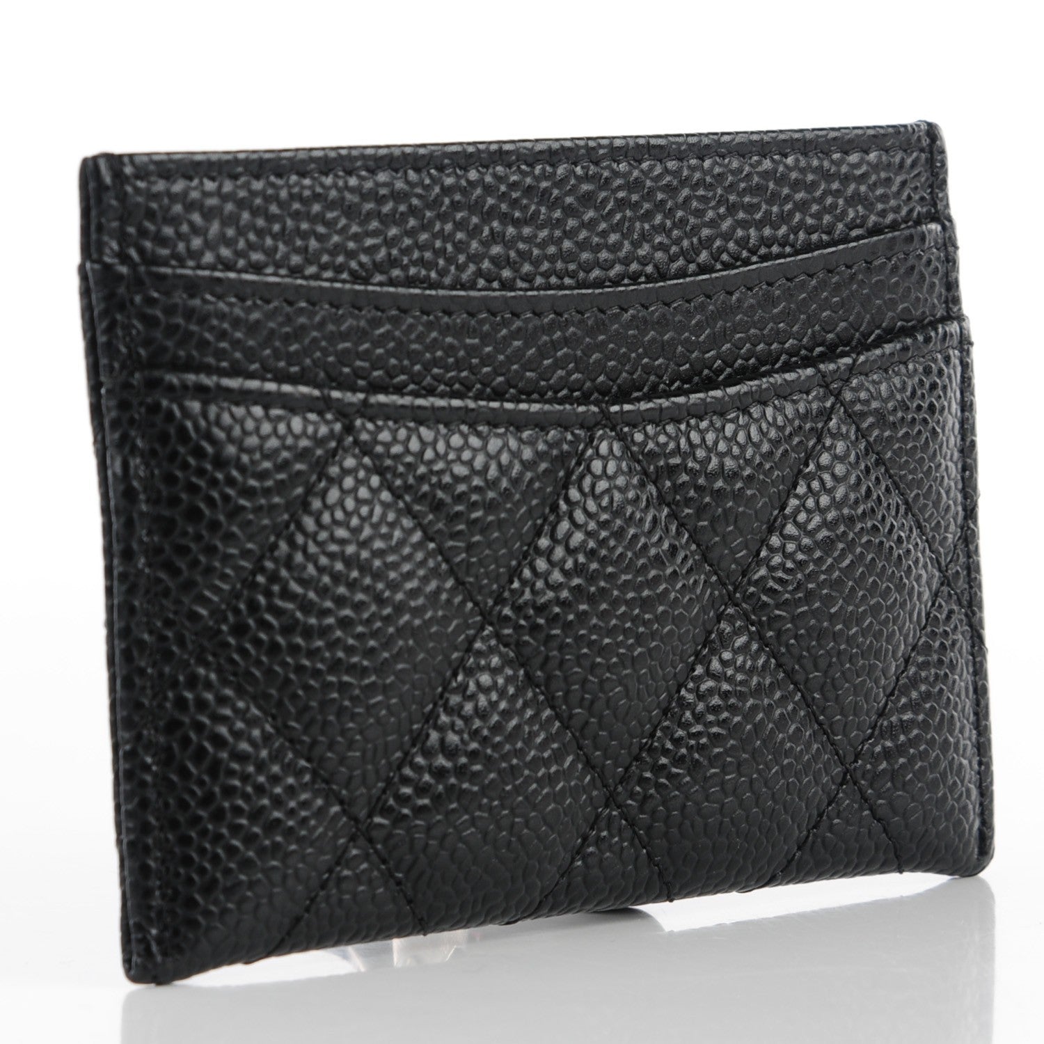 Chanel Caviar Quilted Card Holder Black 3 of 9