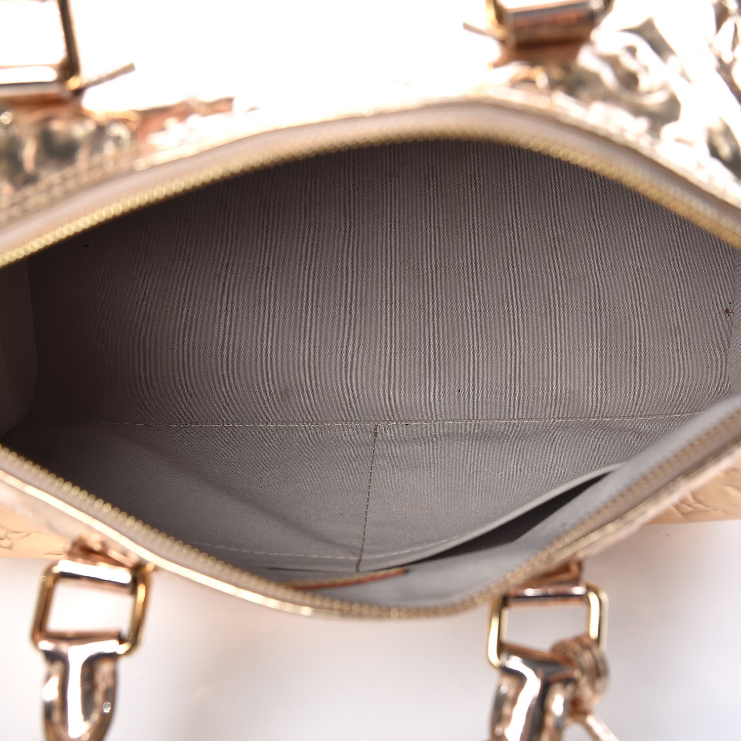 Louis Vuitton Monogram Miroir Speedy 35 Gold 7 of 16