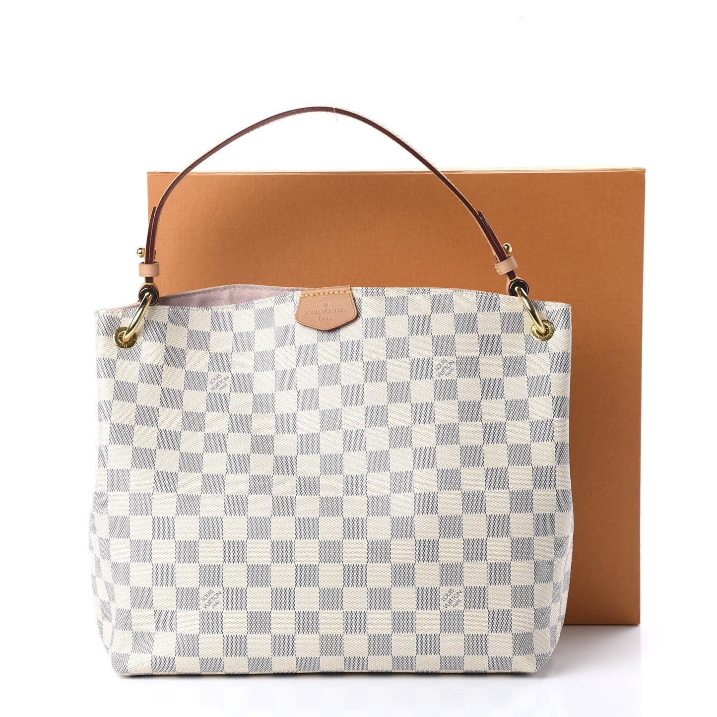 Damier Azur Graceful PM Rose Ballerine