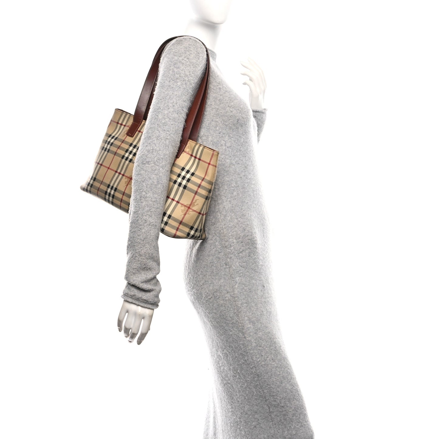 Haymarket Check Tote Brown