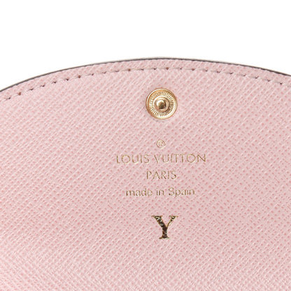 Louis Vuitton Damier Ebene Rosalie Coin Purse Rose Ballerine 6 of 7