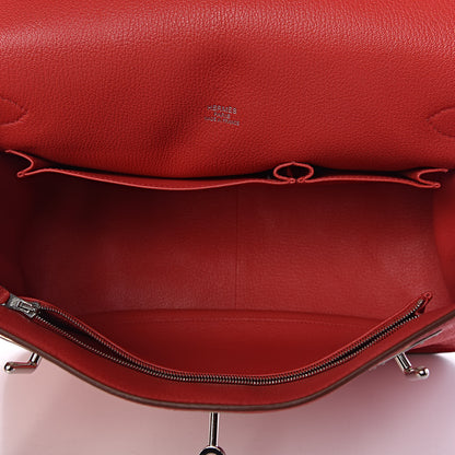 Hermes Taurillon Clemence Jypsiere 34 Bougainvillea 7 of 10