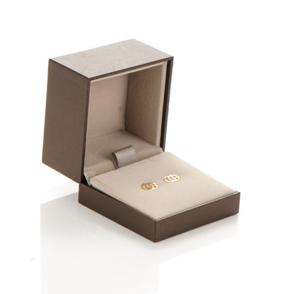 Gucci 18K Yellow Gold GG Tissue Stud Earrings 6 of 6