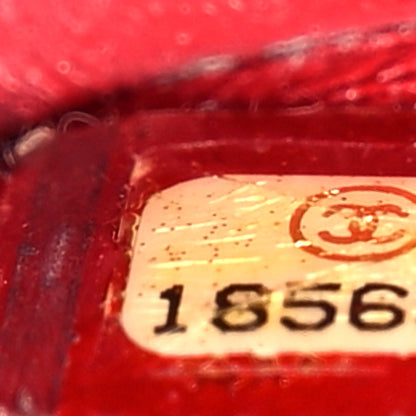 Chanel Patent Calfskin Quilted Mini Rectangular Flap Red 6 of 9