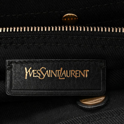 Saint Laurent Calfskin Muse Two Messenger Black 6 of 10
