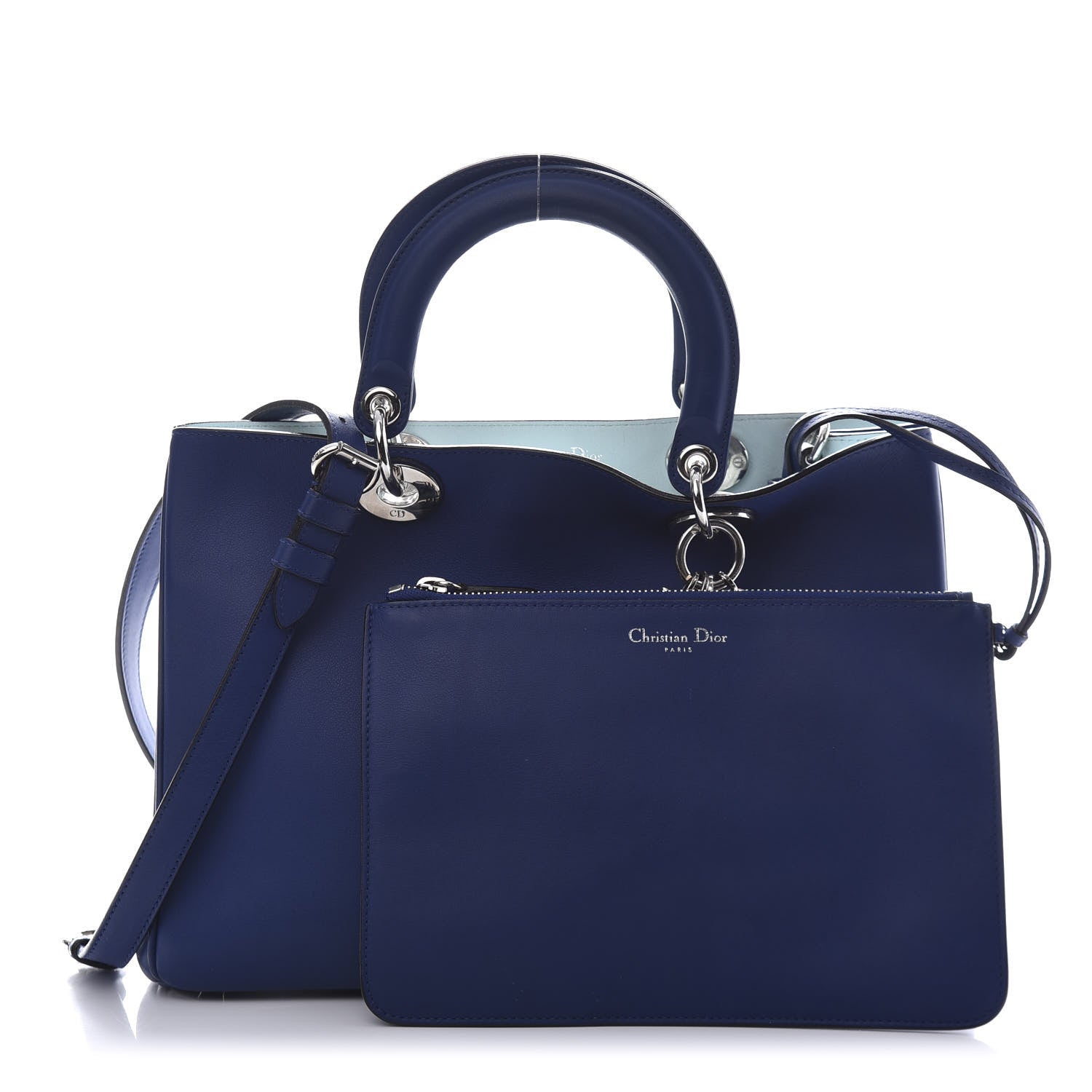 Christian Dior Calfskin Medium Diorissimo Bag 10 of 10
