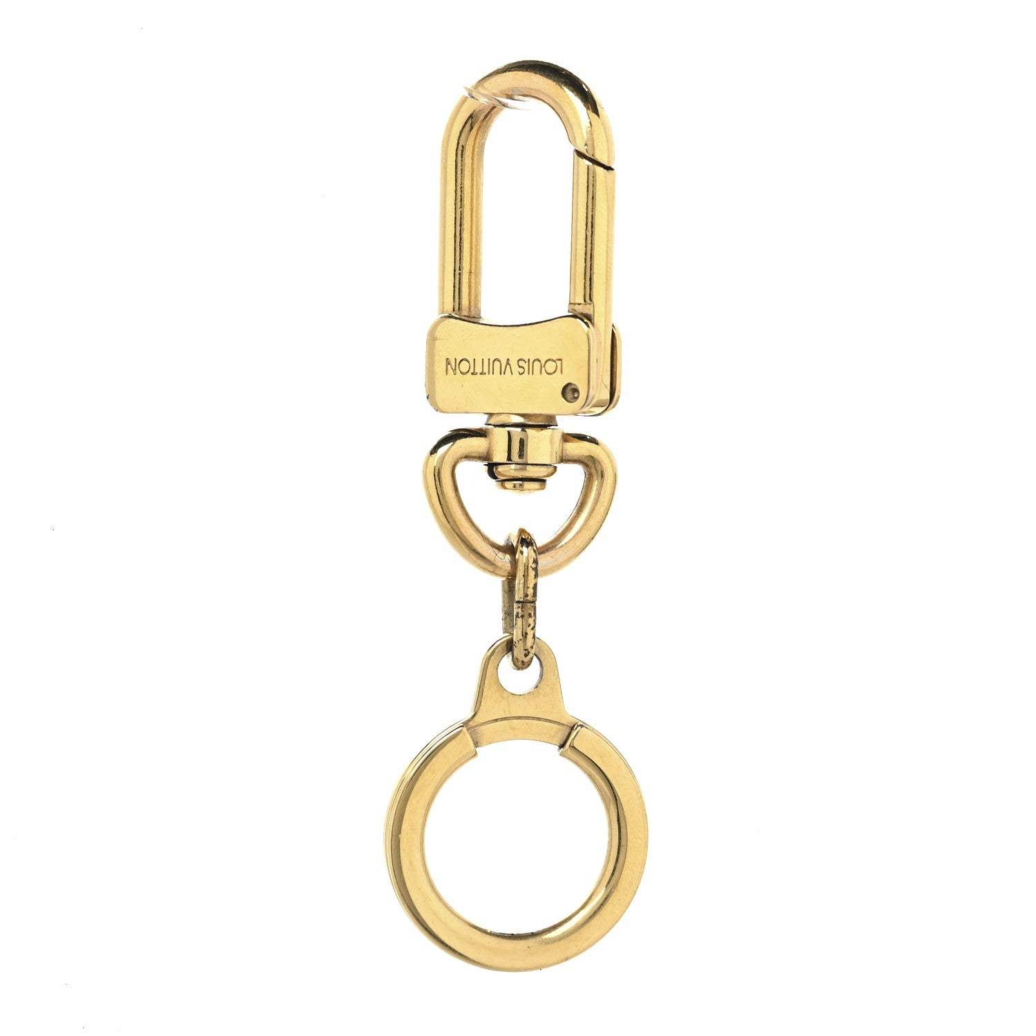 Louis Vuitton Pochette Extender Key Ring Gold 2 of 8