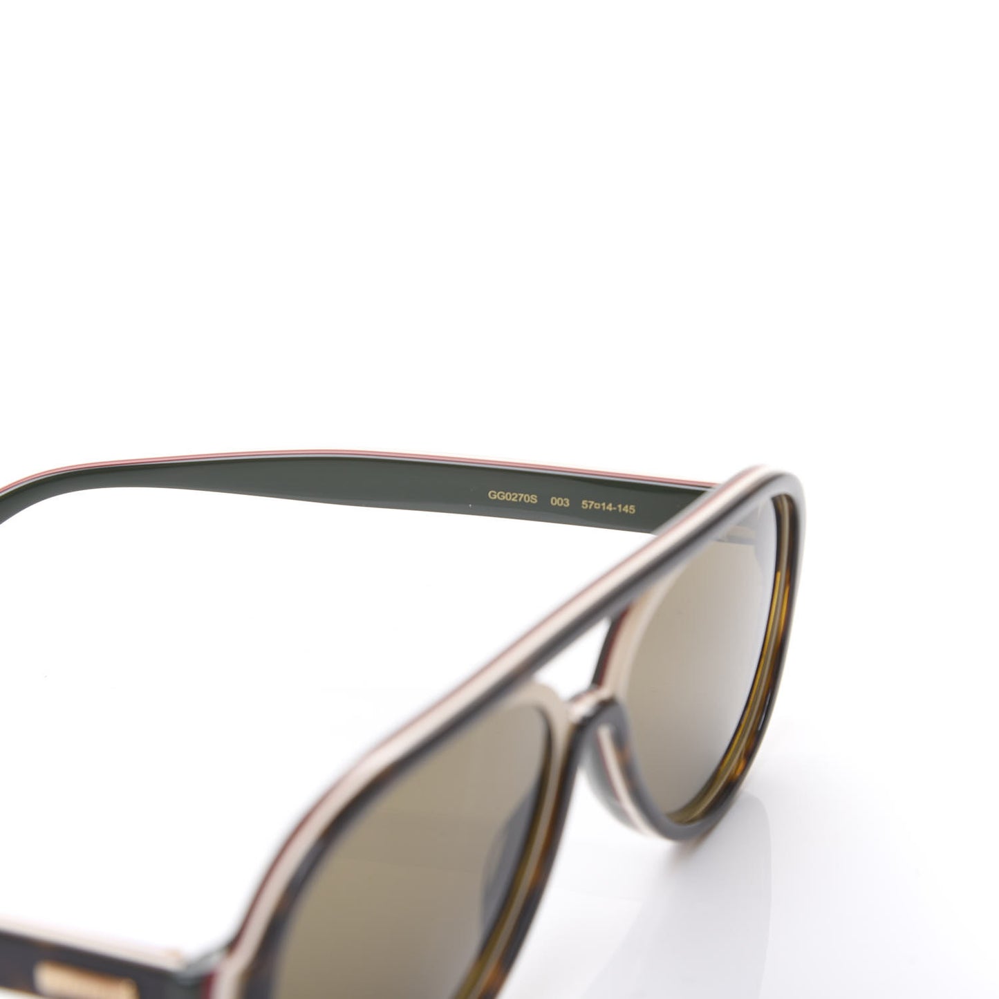Pilot Sunglasses GG0270S Tortoise