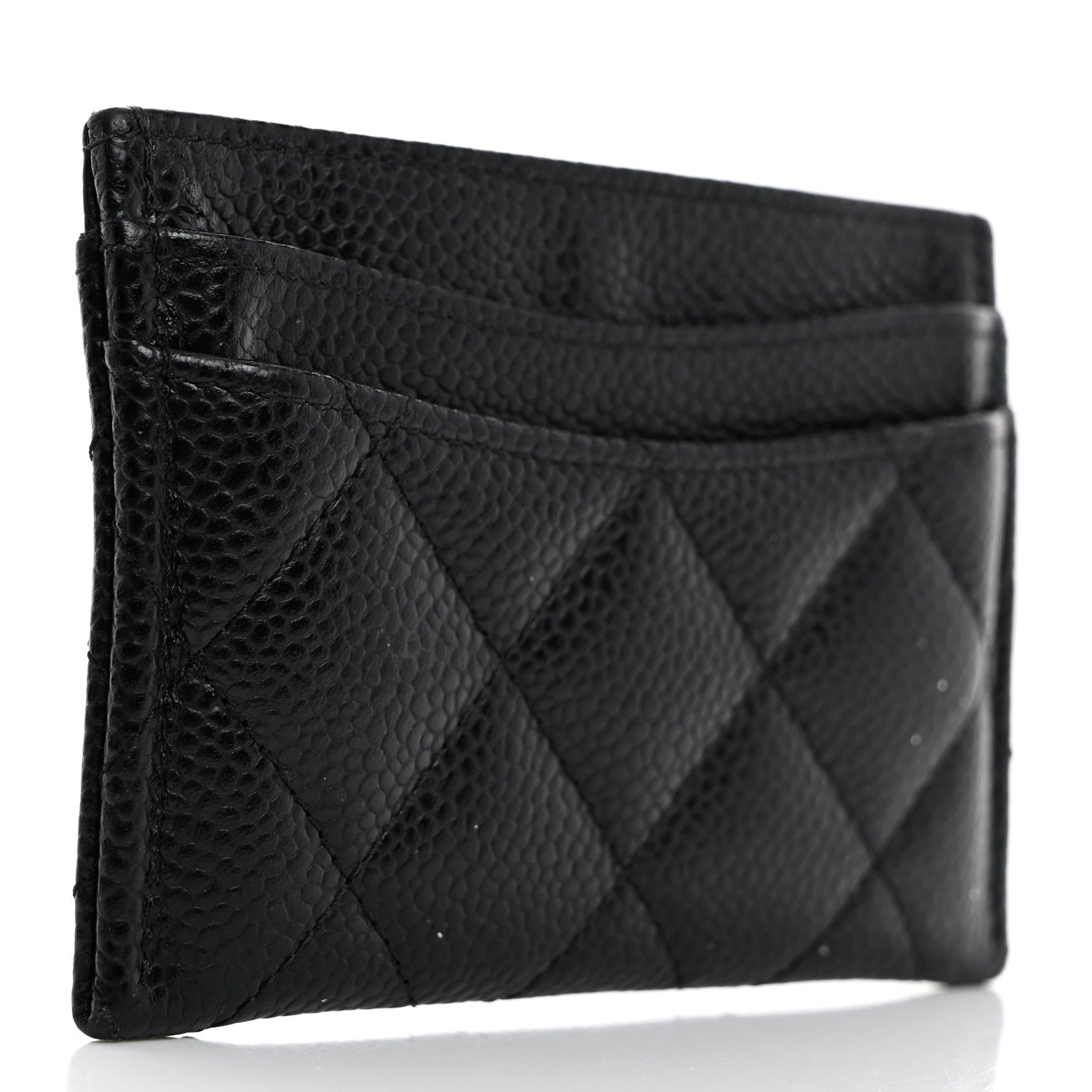 Chanel Caviar Quilted Card Holder Black 3 of 9