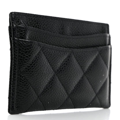 Chanel Caviar Quilted Card Holder Black 3 of 9