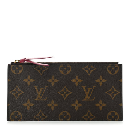 Louis Vuitton Monogram Felicie Chain Wallet Zippered Insert Fuchsia 1 of 6