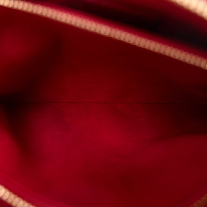 Louis Vuitton Mother of Pearl Lambskin Embossed Monogram Coussin BB Red Green 5 of 9