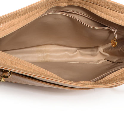 Chanel Caviar Shoulder Bag Beige 5 of 8