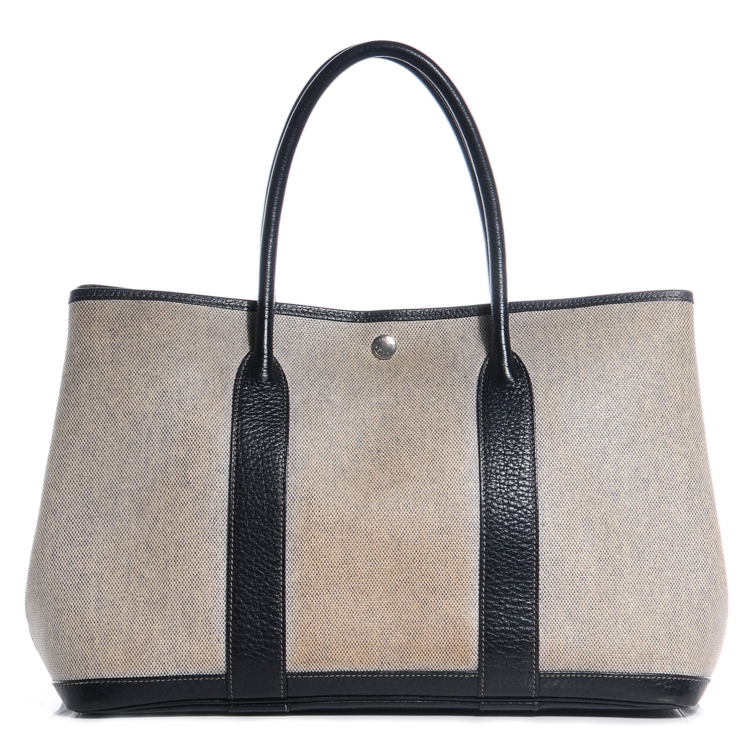 Hermes Toile Buffle Skipper Garden Party 36 MM Tote Black 4 of 24