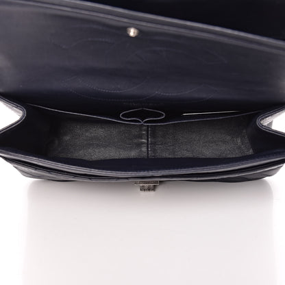 Chanel Aged Calfskin Quilted 2.55 Reissue 227 Flap Navy Blue 6 of 11