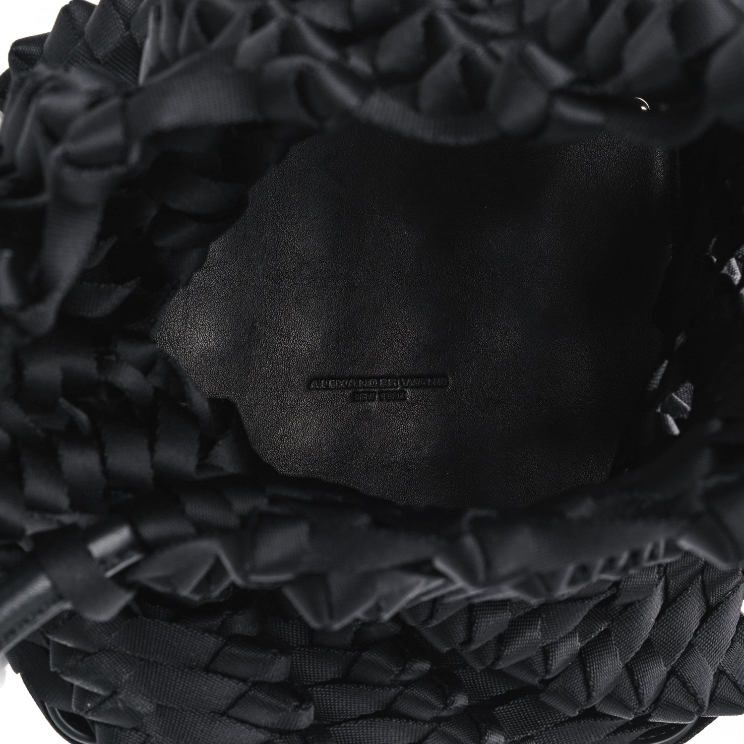 Alexander Wang Grosgrain Woven Bucket Black 4 of 4