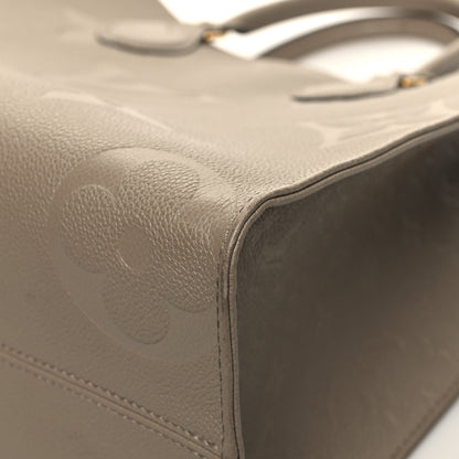 Louis Vuitton Empreinte Monogram Giant Onthego MM Tourterelle 9 of 12