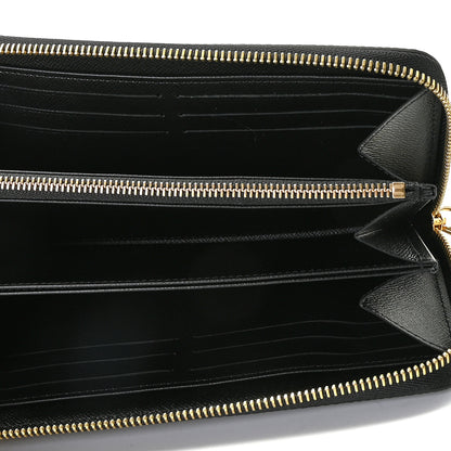 Louis Vuitton Epi Love Lock Zippy Wallet Black 5 of 10