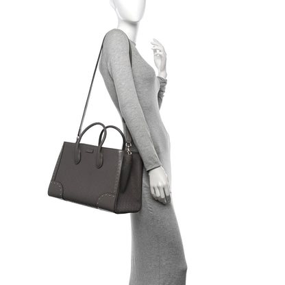 Gucci Hilary Lux Bright Diamante Studded Medium Top Handle Bag Loess 2 of 13