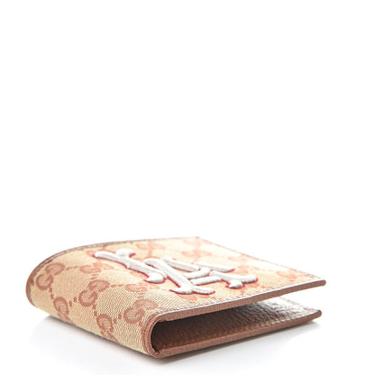 Gucci X MLB Monogram LA Dodgers Bi-Fold Wallet Beige Ruggine Ivory 4 of 8