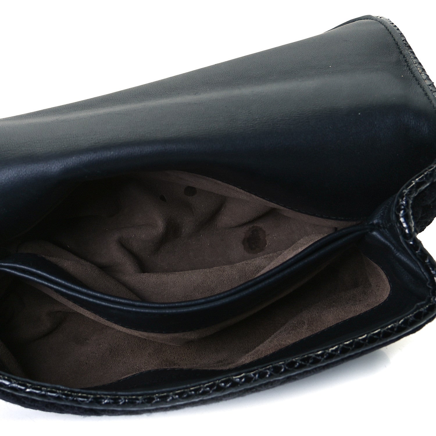 Bottega Veneta Velvet Ayers Baby Olimpia Shoulder Bag Black 5 of 6