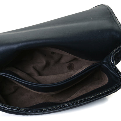 Bottega Veneta Velvet Ayers Baby Olimpia Shoulder Bag Black 5 of 6