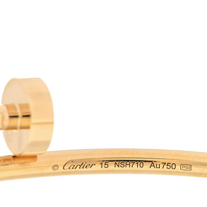 Cartier 18K Yellow Gold Small Juste Un Clou Bracelet 15 3 of 4
