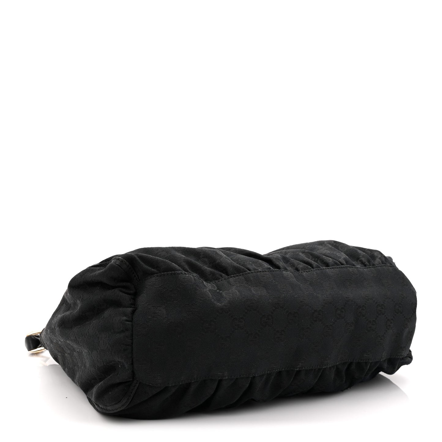 Monogram Large D Gold Ring Hobo Black
