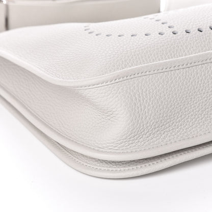 Hermes Taurillon Clemence Evelyne III PM Gris Perle 8 of 10
