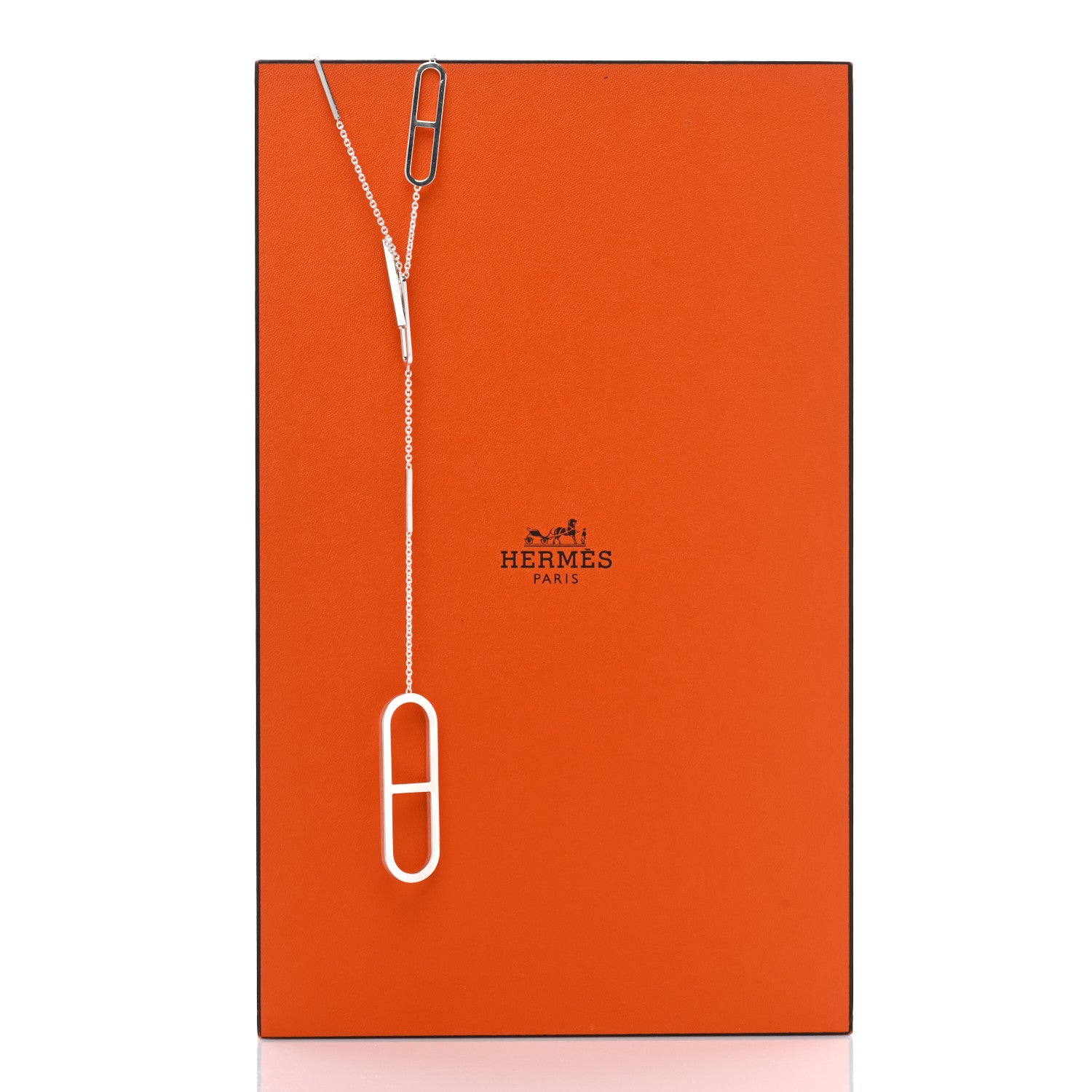 Hermes Sterling Silver Ever Chaine d'Ancre Long Lariat Necklace 5 of 5