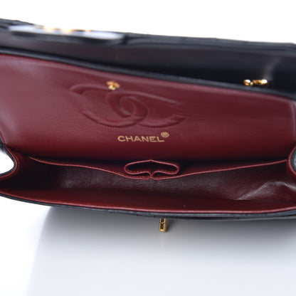 Chanel Lambskin Quilted Medium Double Flap Black 6 of 12