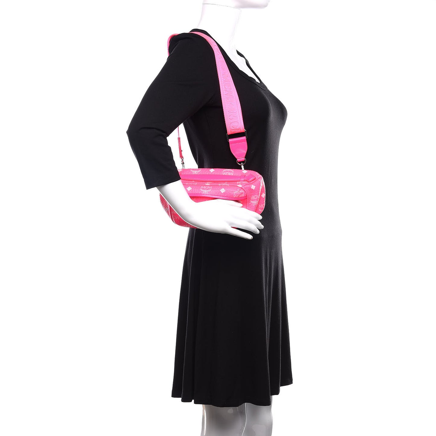 Visetos Small Original Crossbody Bag Neon Pink