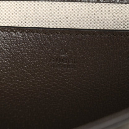 Gucci GG Supreme Monogram Textured Dollar Calfskin Web Mini Ophidia Envelope Shoulder Bag Beige Ebony New Acero 6 of 10