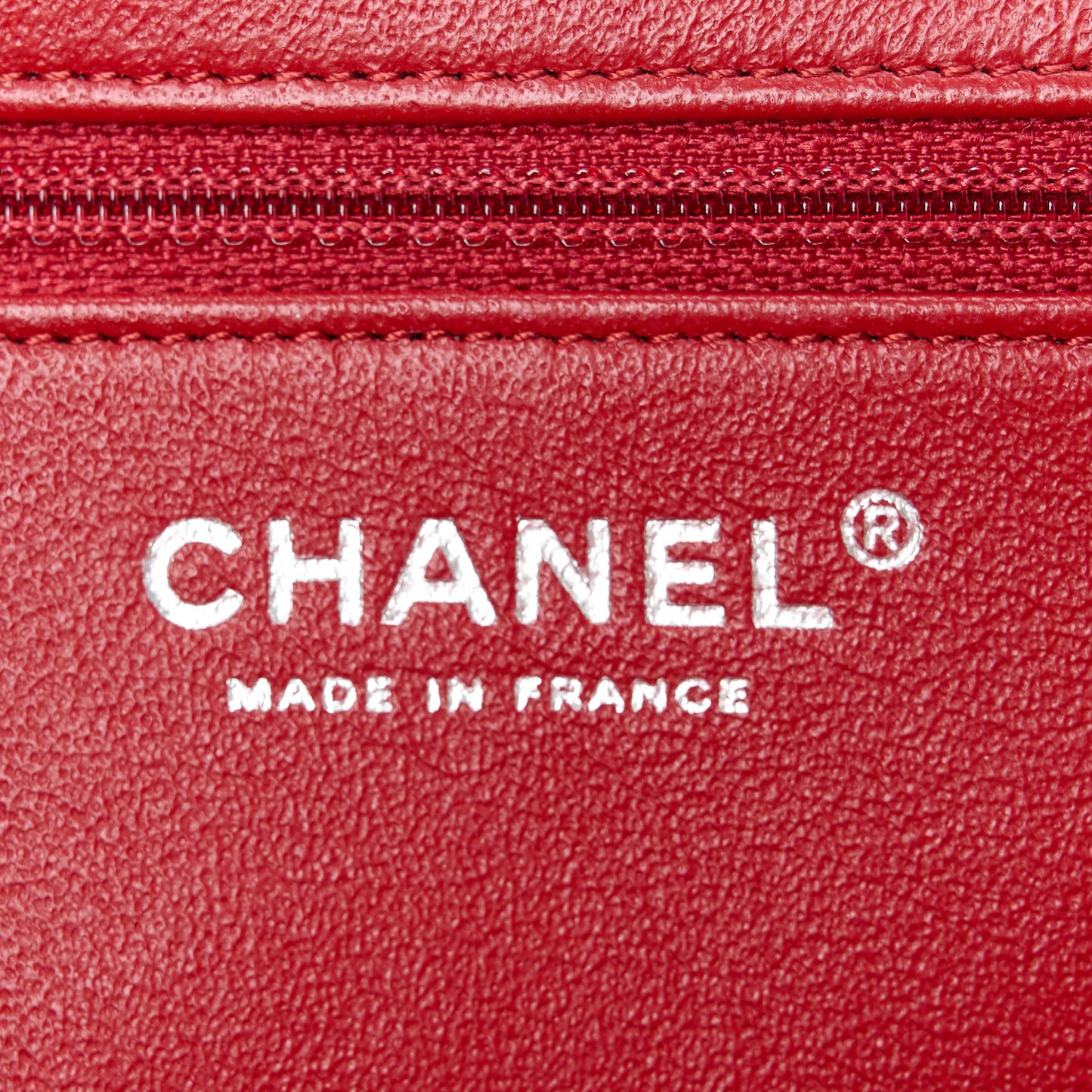 Caviar Quilted Timeless Clutch Red
