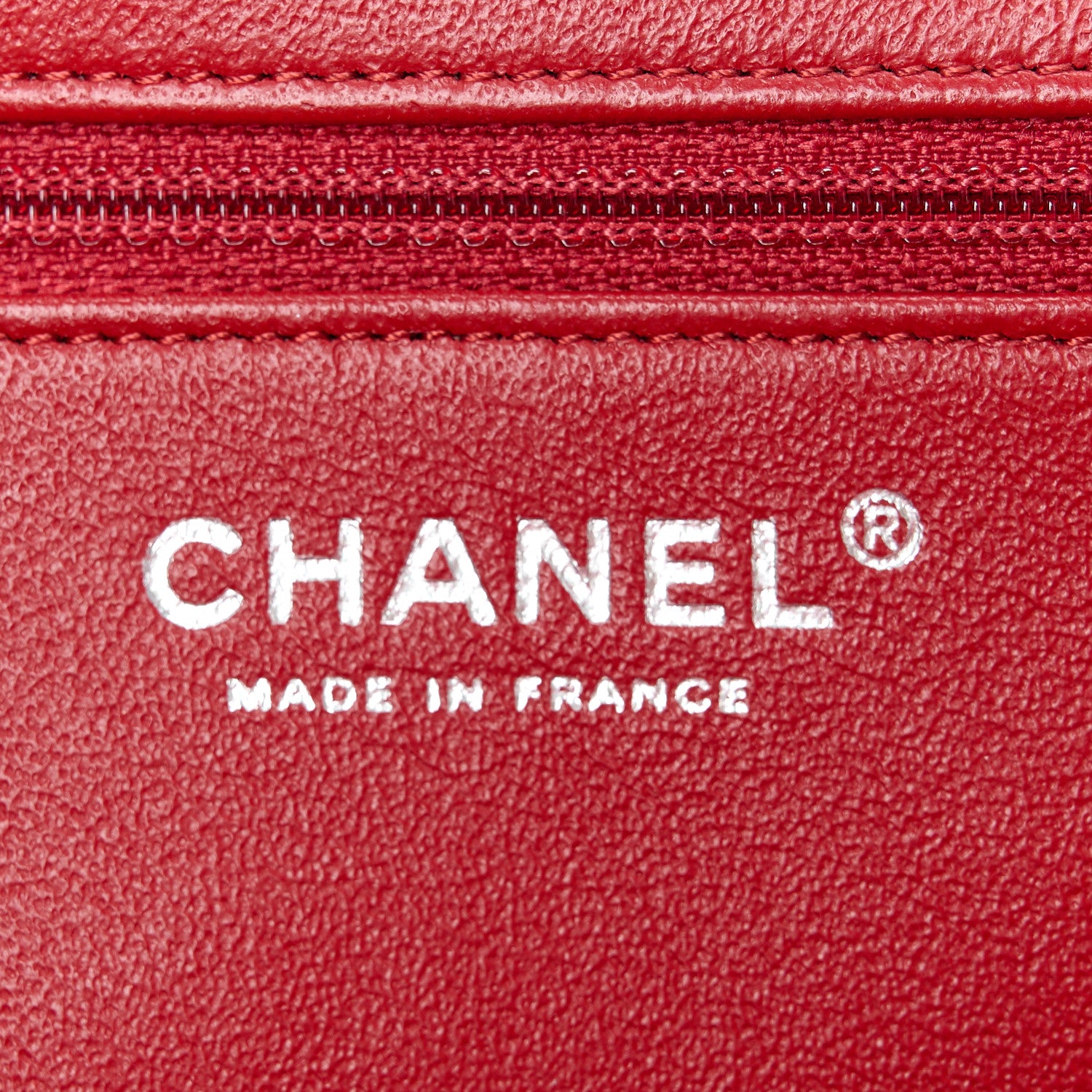 Chanel Caviar Quilted Timeless Clutch Red 6 of 11