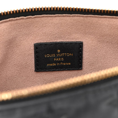 Louis Vuitton Lambskin Embossed Monogram Coussin PM Black 6 of 15